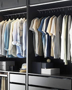 Closet Rods for Hanging Clothes, 17 to 159 Inches Stepless Adjustable Metal - Image 4