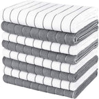 AIDEA Kitchen Towels-8PK, Super Soft and Absorbent Drying Towels by AIDEAHOME