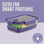 Ello Duraglass Refresh 3.4 Cup Meal Prep Sets 10Pc, 5 Pack Set- Glass Food - Image 4