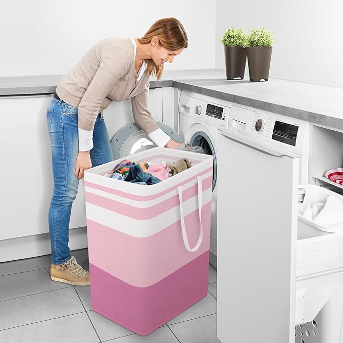 StorageRight Large Collapsible Laundry Basket Hamper - Image 6