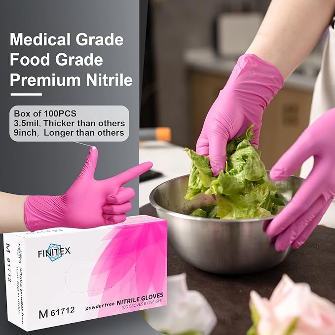 FINITEX Nitrile Disposable Latex-Free Gloves - Image 7