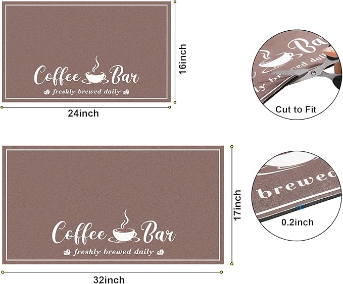 Absorbent Coffee Mat, Fashion Dish Drying Mat - Image 2