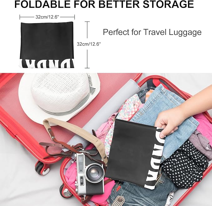 2 Pack XL Travel Laundry Bag, Machine Washable Dirty Clothes Organizer - Image 5