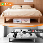 4 Pack Under Bed Storage Bags, 60L Foldable Clear Storage Containers - Image 6
