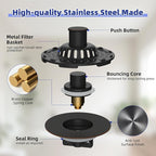 Metal 2 Pack Bathtub Drain Stopper - Image 8