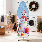 Nuxovilar Ironing Board Cover Winter Snowman Pattern Polyester 15x54 Inches - Image 2