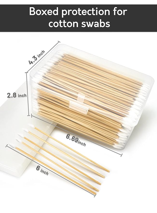500 PCS 6-Inch Precision Gun Cleaning Swabs - Image 6