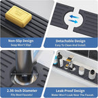 Faucet Mat for Kitchen Sink, Water Absorbent Kitchen Faucet Mat, Durable Sink - Image 8