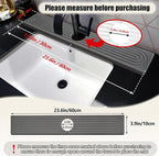 Stone Faucet Mat For Kitchen Sink, 23.6" Diatomite Fast Drying Stone Kitchen - Image 4