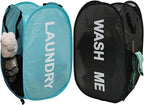 2Pack Mesh Pop Up Laundry Hamper, Foldable Laundry Basket - Image 8
