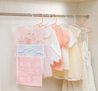 60pcs Grey Baby Nursery Closet Hangers, Non-Slip Laundry Infant Pant Hanger - Image 4