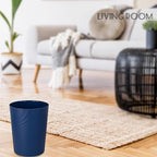 UUJOLY Plastic Small Trash Can Wastebasket, Garbage Container Basket - Image 6