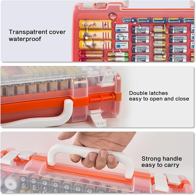 Battery Organizer Storage Holder Case - Image 3