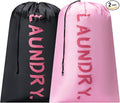 2 Pack XL Travel Laundry Bag, Machine Washable Dirty Clothes Organizer by Unknown