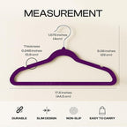 Utopia Home Velvet Hangers 50 Pack – Luxury Non-Slip Slim Pant & Coat Hangers - Image 2