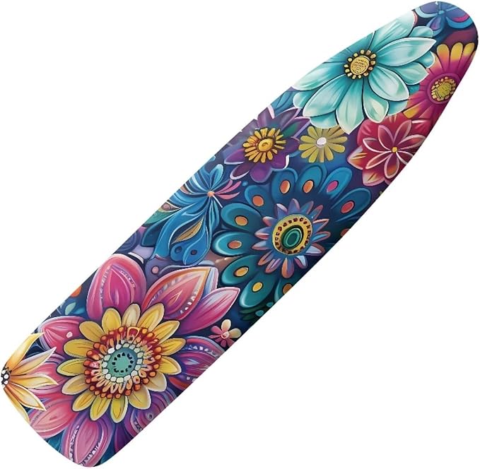 Iron Board Cover Standard Size, Floral Ironing Board Cover, Ironing Board Cover by Unknown