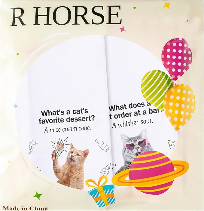 R HORSE 5Pcs Cats Kitchen Towels Set - Image 6