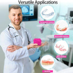 2 Pack Colors Denture Bath Case Cup Retainer Cleaner Holder Case False Teeth - Image 4