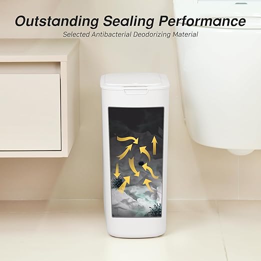 Automatic Motion Sensor Bathroom Trash Can - Image 3