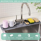 24 Inch Silicone Faucet Mat for Kitchen Sink Splash Guard - Image 7