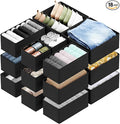 SpaceAid Drawer Organizer for Clothes, 18 Pack Dresser Drawer Organizer Bins by SpaceAid