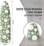 Extra Thick Ironing Board Cover and Pad, 15x54 Ironing Board Cover, Resist - Image 2