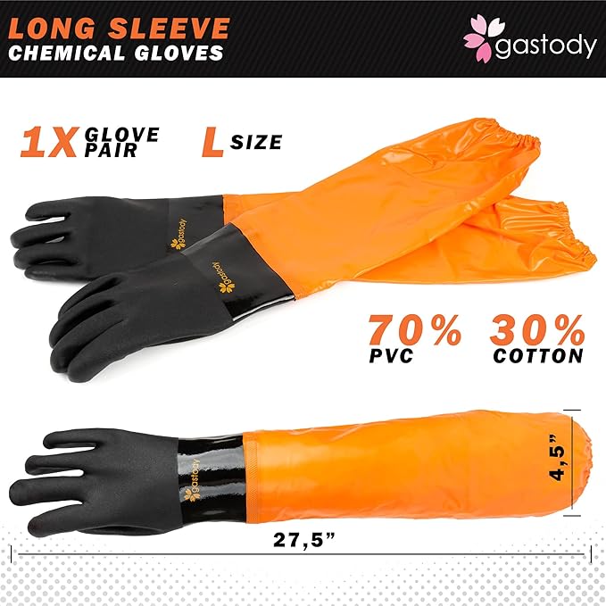 Gastody™ - Chemical Resistant Gloves, Heavy Duty Safety Work Gloves, Resist Acid - Image 8
