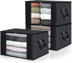 Fab totes Storage Bags, Clothes Blanket Storage Bins Foldable Closet Organizers by Fabtotes