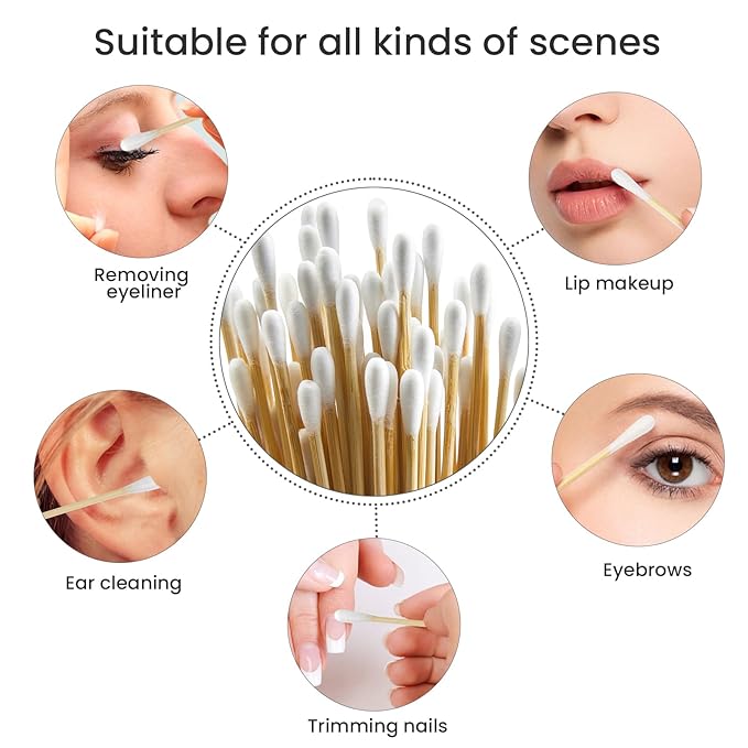 1000 PCS Long Cotton Swabs - Image 4