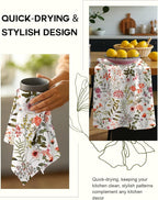 Flour Sack Kitchen Towels Set of 2-18x26 Cotton Dish Towels - Image 4