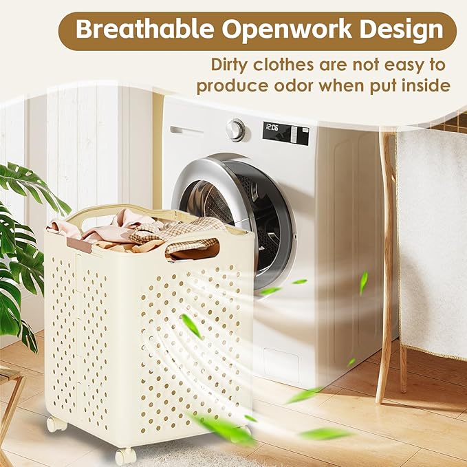 57L Collapsible Laundry Basket - Image 4
