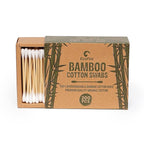 Bamboo Cotton Swabs 200 Count | Eco-Friendly & Pure Cotton Buds | Double Tipped by EcoFox