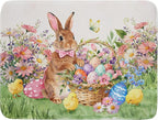 Easter Bunny Eggs Dish Drying Mat by Giwawa