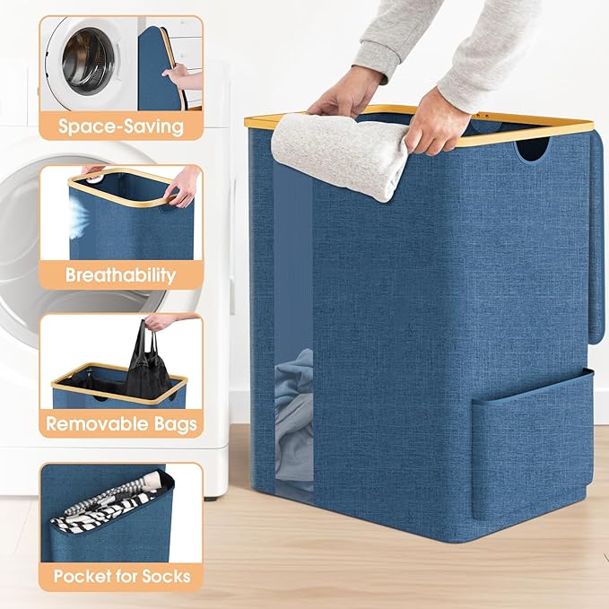 Laundry Basket Clothes Hamper - Image 4