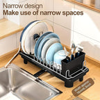 Compact Dish Drying Rack for Countertop, Small-Sized for Dorms, RVs & Tiny - Image 2