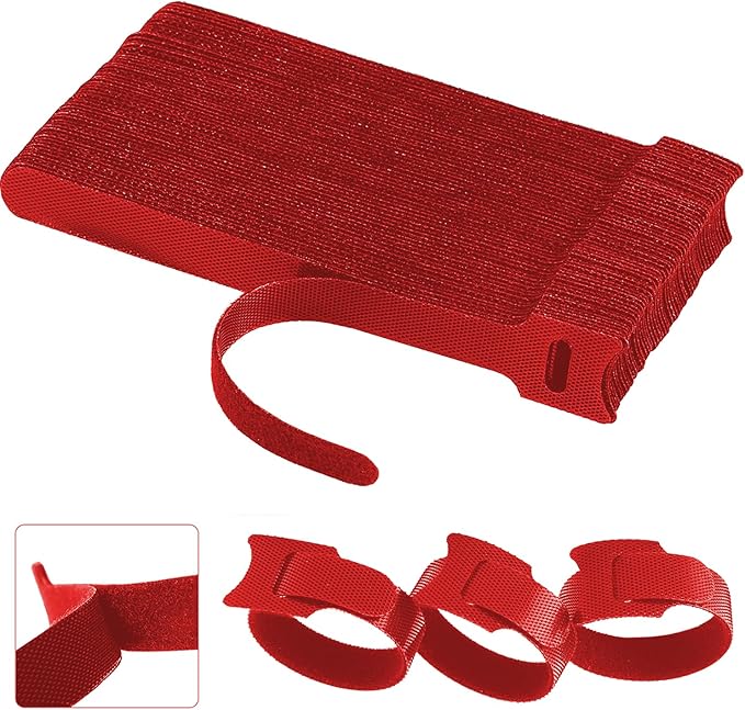 60 PCS 6 Inches Reusable Cable Ties, Wire Ties, Cord Organizer, Cable Organizer by CaliforniaJOS