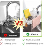 Sponge Holder for Kitchen Sink, Drying Rack for Sponges and Bottles - Image 2