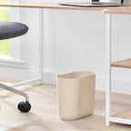 iDesign Small Slim Plastic Bathroom Trash Can, Garbage Can - Image 3