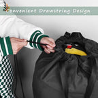 Cotton Canvas Laundry Bag with Handles & Drawstring Straps, Heavy Duty Extra - Image 3