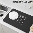 WISELIFE Dish Drying Mat Super Absorbent Drying Mat Large Dish Drying Mats - Image 6