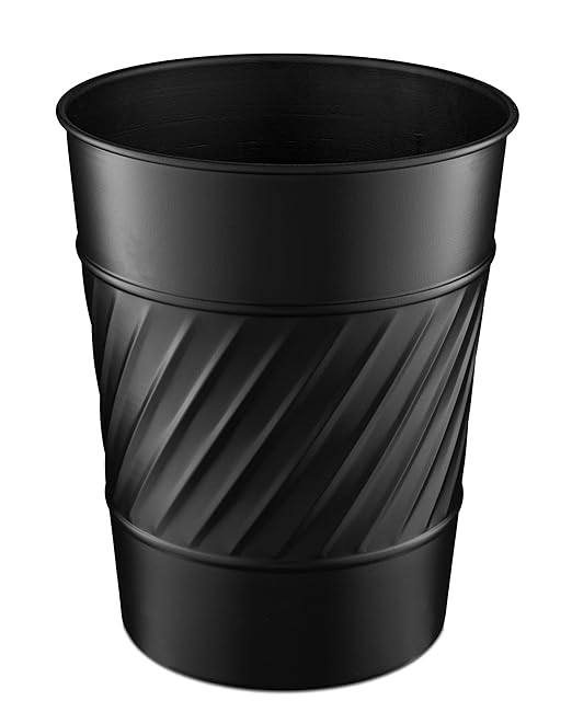 Monarch Abode Metal Bathroom Trash Can – Waste Basket by MonarchAbode