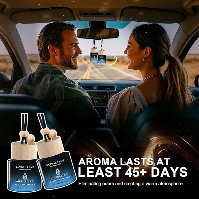 Car Air Freshener Hanging 2 Pack Car Air Fresheners Diffuser - Image 3