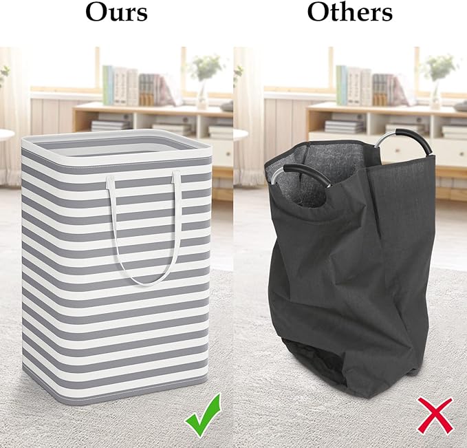 StorageRight Laundry Basket Hamper Large Collapsible Laundry Hamper - Image 7
