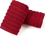 Jacquotha Red Hand Towels for Bathroom Ribbed by Jacquotha