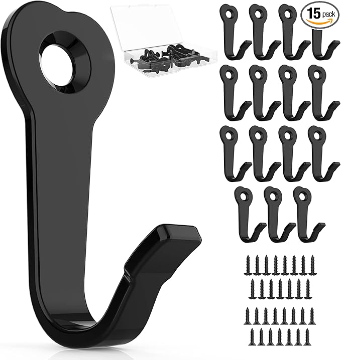 15 Utility Hooks Wall Mounted by ZAYBOD