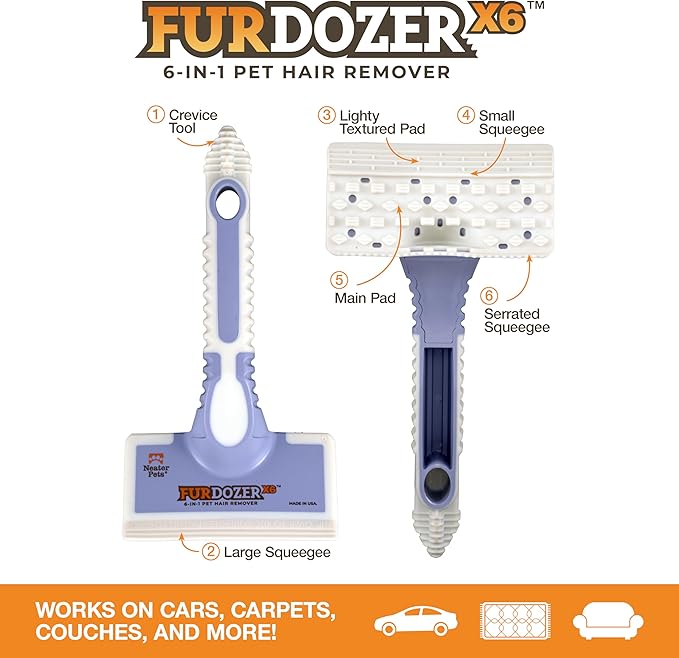 FurDozer Pet Hair Remover & Auto Detailing Tools - Image 2