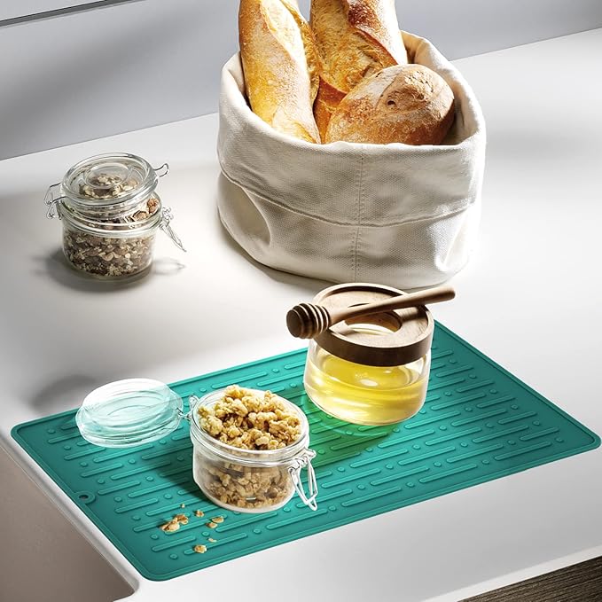 Dish Drying Mats, Heat-resistant Silicone Mat - Image 5
