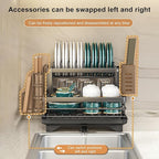 Dish Drying Rack 2-Tier Auto Draining Dish Drying Rack - Image 4