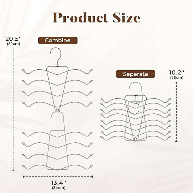HOUSE DAY Tank Top Hanger 2 Pack and Yoga Pant Hangers - Image 7