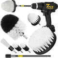 Holikme 7Pack Drill Brush Attachment Set-Car Interior Detailing Kit，Power by Holikme